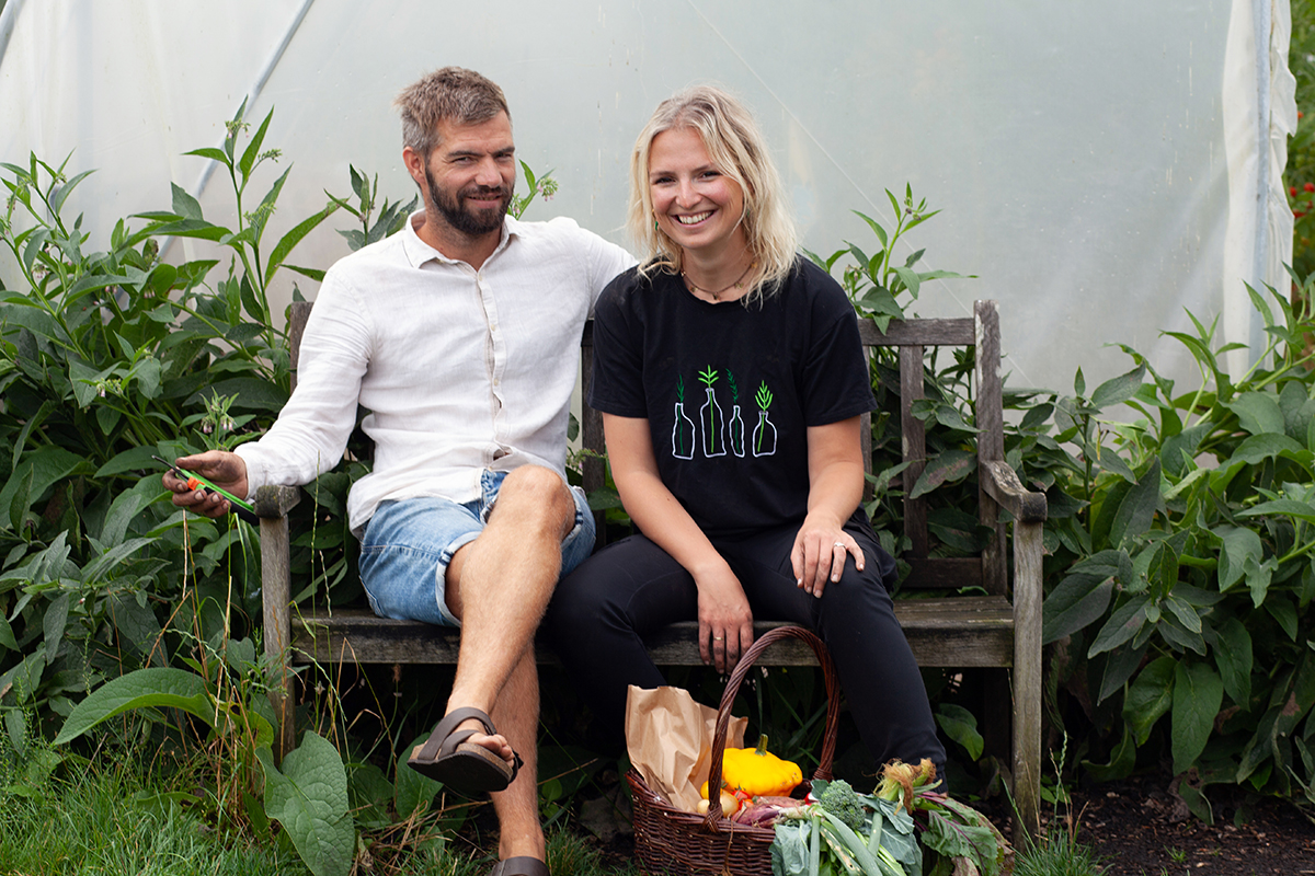 foto van boer Chris en Annemiek